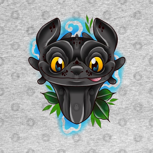 Toothless by Jurassic Ink